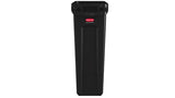 Rubbermaid Slim Jim® Container with Venting Channels 87L - Black/Grey