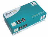 Hytec Natural Latex Disposable Gloves - Powder Free (100pc / 10 packs)