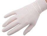 Hytec Natural Latex Disposable Gloves - Low Powder (100pc / 10 packs)