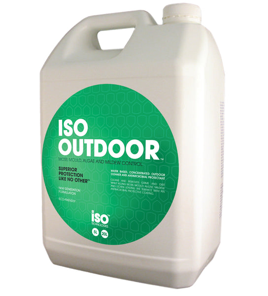 ISO OUTDOOR - Moss, Mould, Algae & Mildew Control - 5 litre or 20 litre